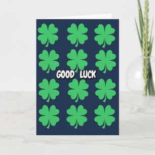 Good Luck Clover Card