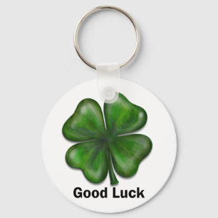 Good Luck Clover Key Ring
