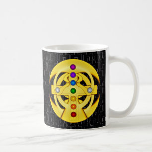 Good Luck Coptic Styled Cross Coffee Mug