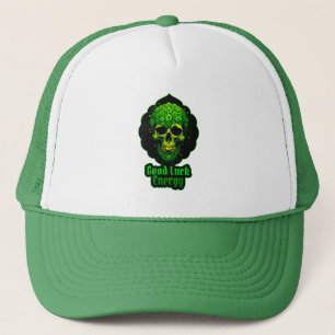 Good Luck Energy Skull St Patrick’s Day - boné Trucker Hat