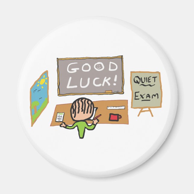 Good Luck Exams Magnet (Front)