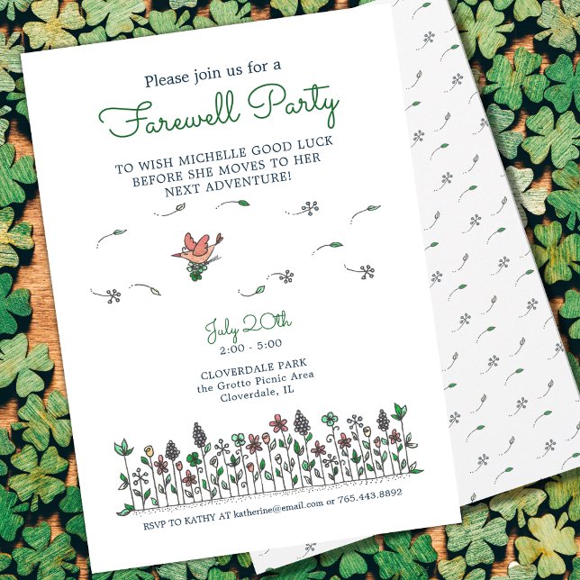 Good Luck Farewell Party Invitation (Creator Uploaded)