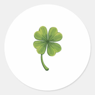 good luck, four-leaf clover Sticker