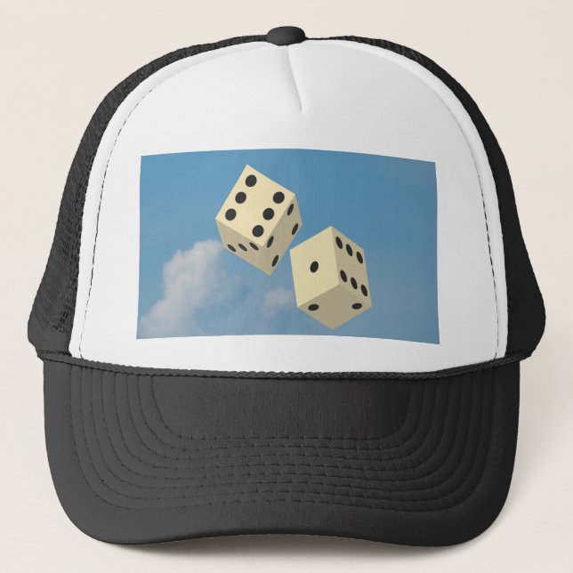 Good luck from heaven trucker hat (Front)