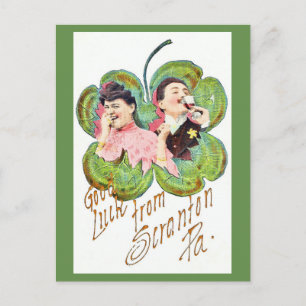 Good Luck From Scranton PA-Post Card