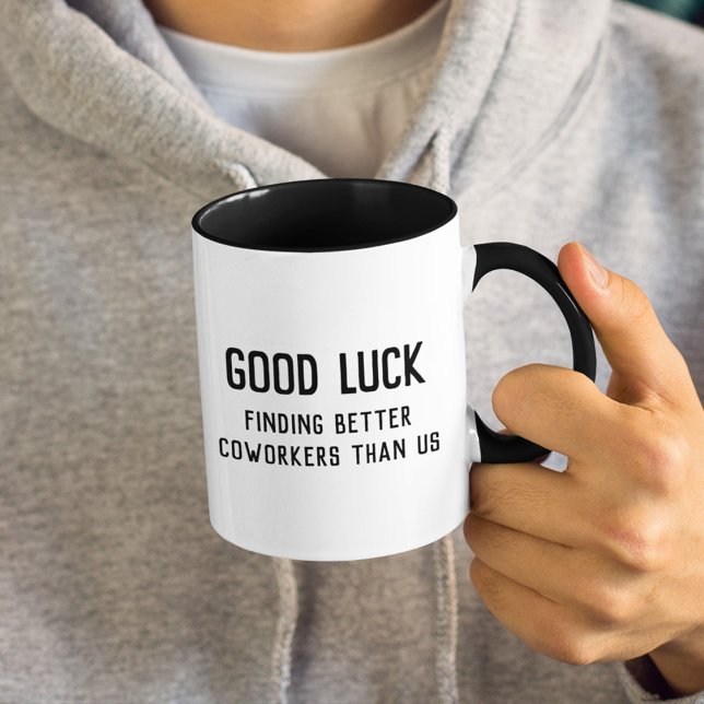 Good Luck Fun Humour Goodbye Coworker Colleague  Mug (Creator Uploaded)
