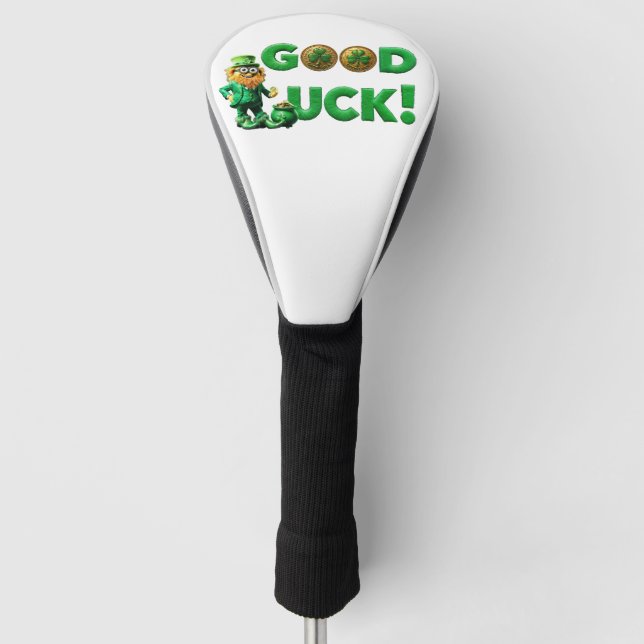 Good Luck Golf Head Cover (Front)