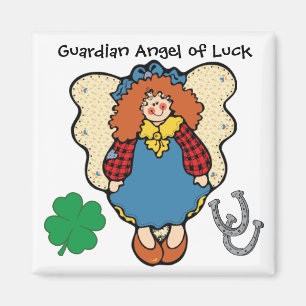 Good Luck Guardian Angel by SRF Magnet