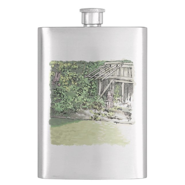 Good luck hip flask (Front)