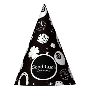 Good luck Horseshoe Shamrock Party Hat