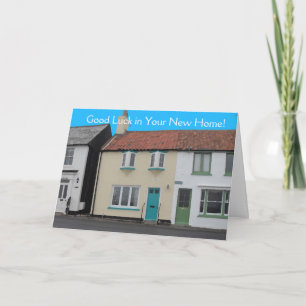 Good Luck in New Home Cottage Card