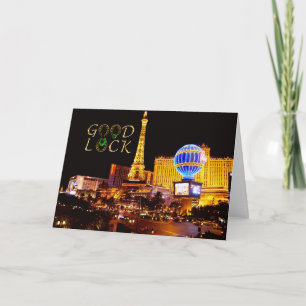 Good Luck in Vegas. Card