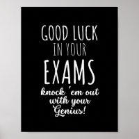 good Luck in your exams