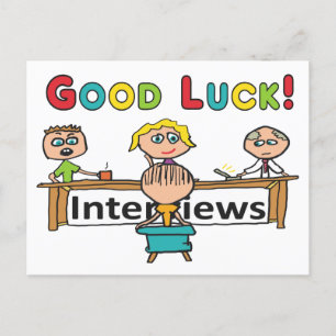 Good Luck Interview Postcard