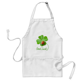 Good Luck Lady Bug Shamrock Apron