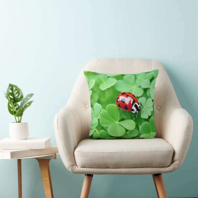 Good Luck Ladybug  Cushion (Chair)
