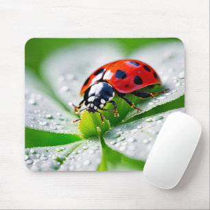 Good Luck Ladybug  Mouse Mat