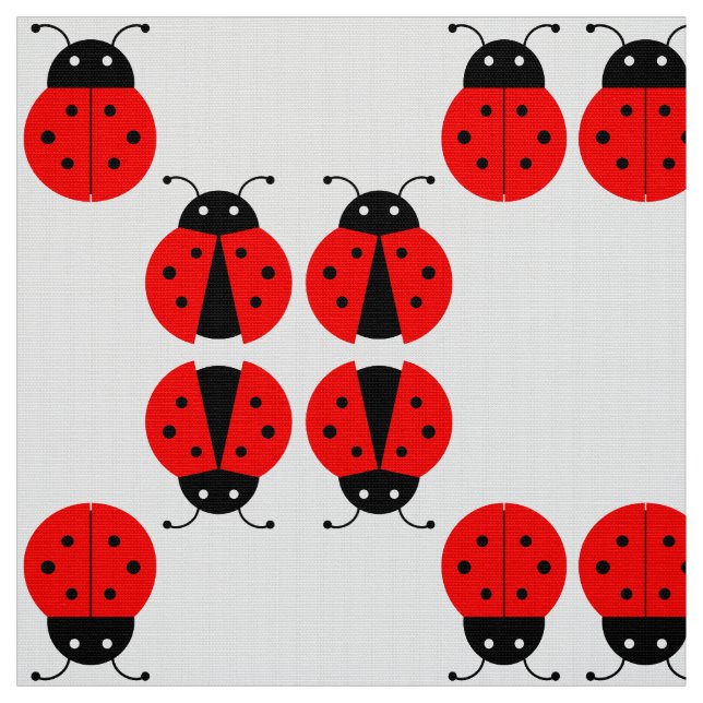 Good Luck Ladybugs Fabric (Swatch)