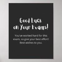 Good Luck on Your Exams!