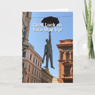 Good Luck on Your Way Up. Encouragement. Card