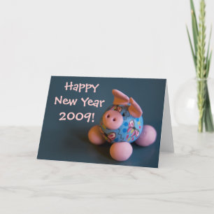 Good Luck Pig • New Year Greeting Card