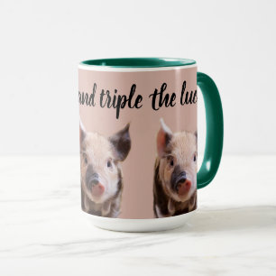 Good Luck Pigs Combo Mug