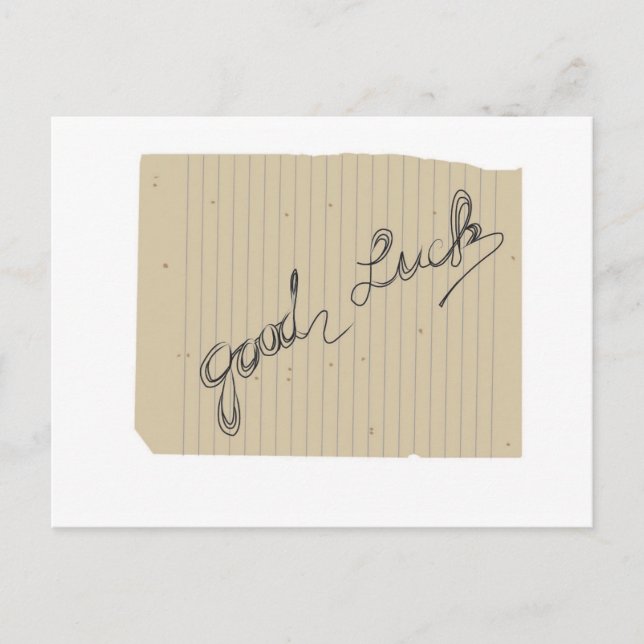 good luck postcard (Front)