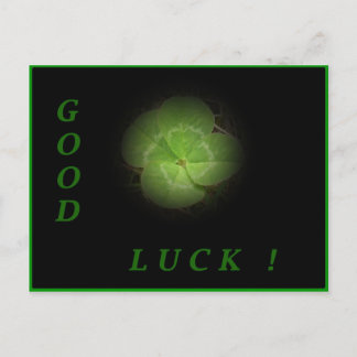 Good luck postcard