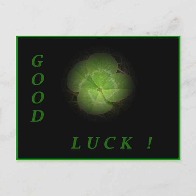 Good luck postcard (Front)