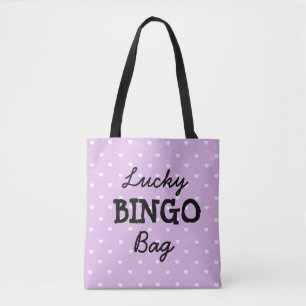 Good Luck PURPLE BINGO Bag