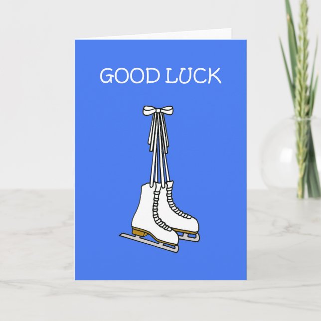 Good Luck Skating Performance Card (Front)