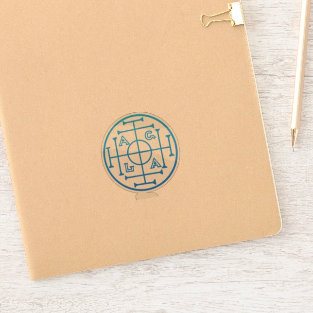 Good luck symbol, antique pagan symbol, spell good (Notebook)