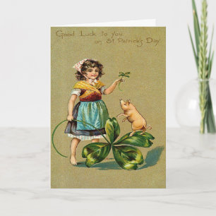 Good Luck to You St. Patrick's Day Greeting Card