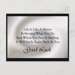 Good Luck Verse Postcard