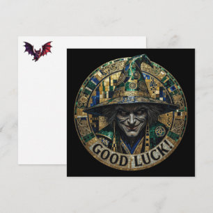 Good Luck Warlock Wish Card