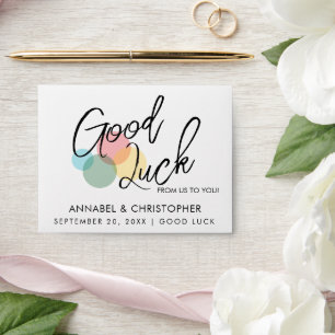 good luck wedding lotto ticket scratch card favor envelope
