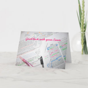 Good luck with your Exam Card
