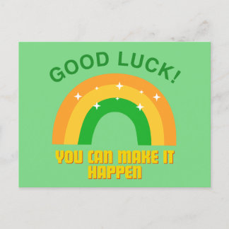 Good Luck - You can male it happen Postcard