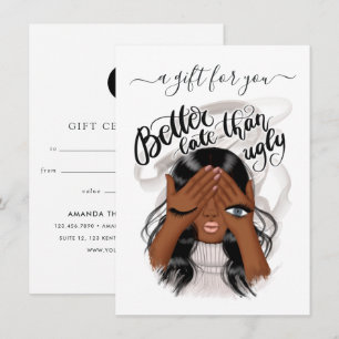 Good Mood Black Woman Gift Certificate