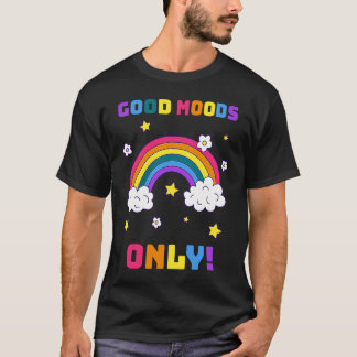 Good Moods Only 70s Groovy Hippie Music Festival T-Shirt