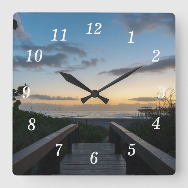 Good Morning 2017 Wall Clock (Front)