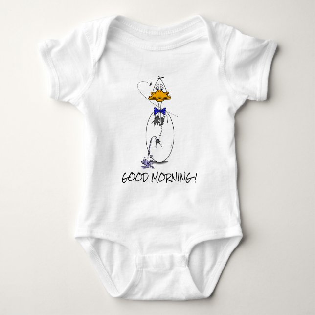 GOOD MORNING! Baby Bodysuit (Front)