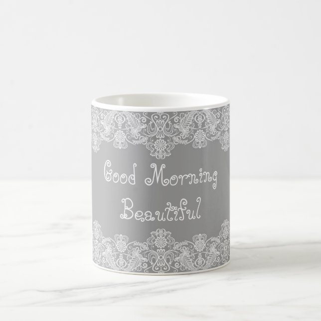 Good Morning Beautiful Coffee Mug (Center)
