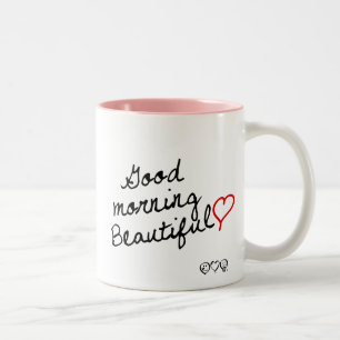 Good Morning Beautiful! Two-Tone Coffee Mug