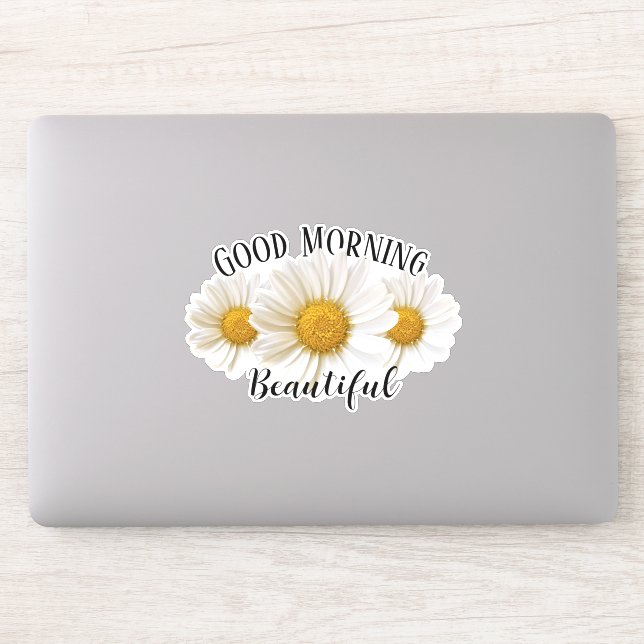 Good Morning Beautiful White Daisies (Computer)