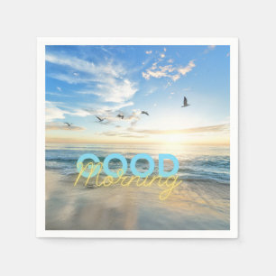 Good Morning Blue Sky Napkin
