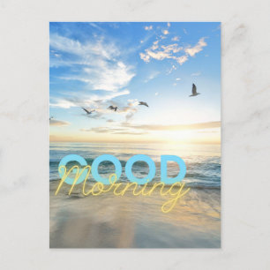 Good Morning Blue Sky Postcard