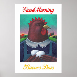 Good Morning/Buenos Dias Poster