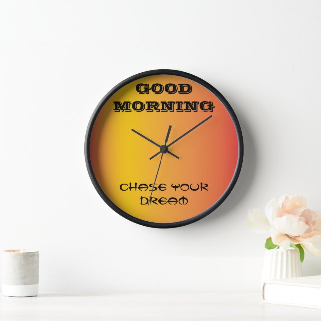 Good Morning  Clock (Home)