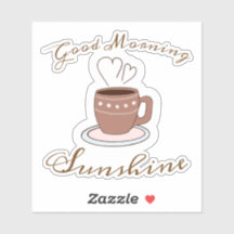 Good Morning Coffee And Hearts Sunshine